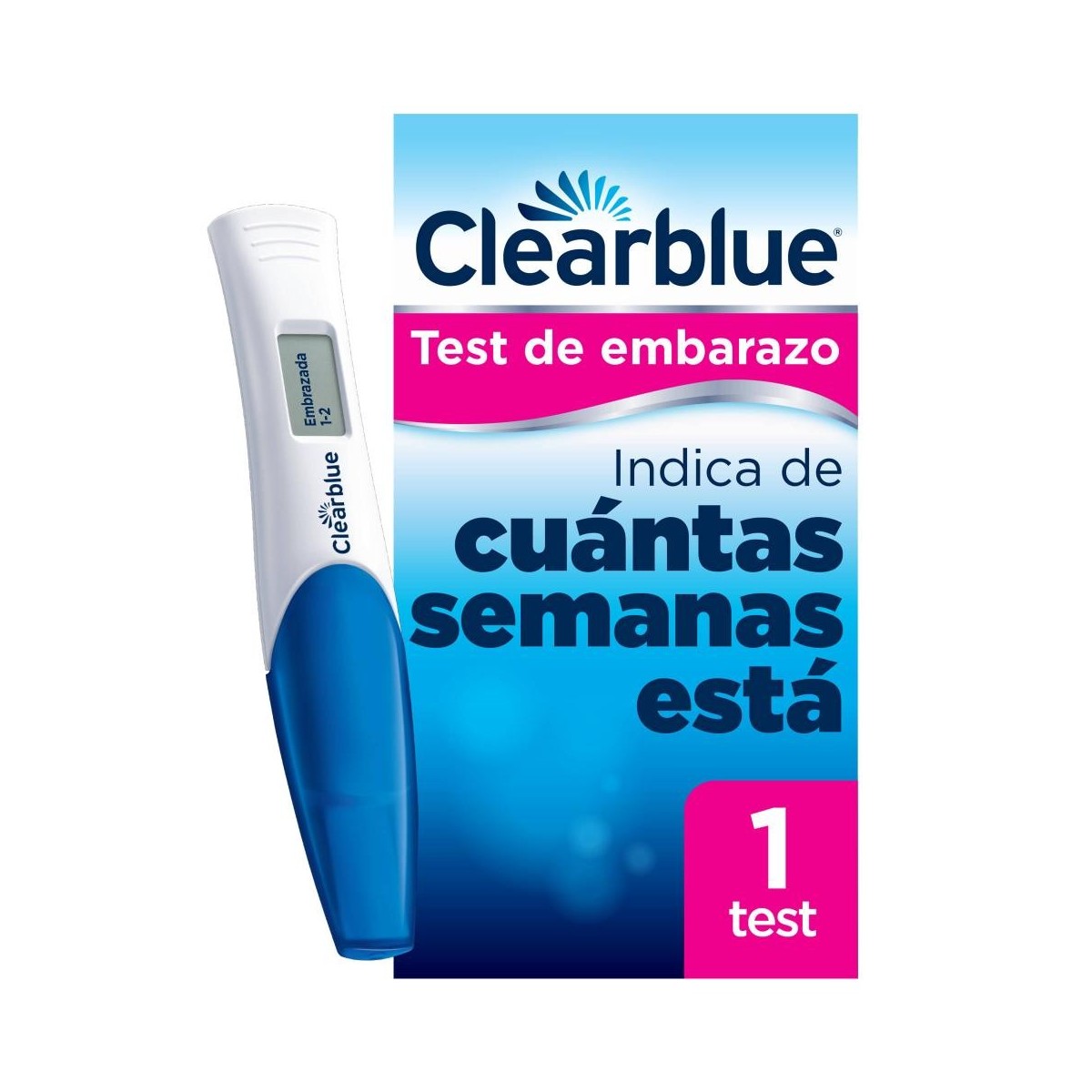 CLEARBLUE DIGITAL TEST DE EMBARAZO PRUEBA DE EMB