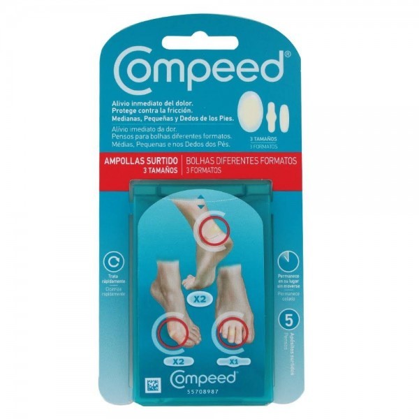 COMPEED AMPOLLAS HIDROCOLOIDE SURTIDO 5 U