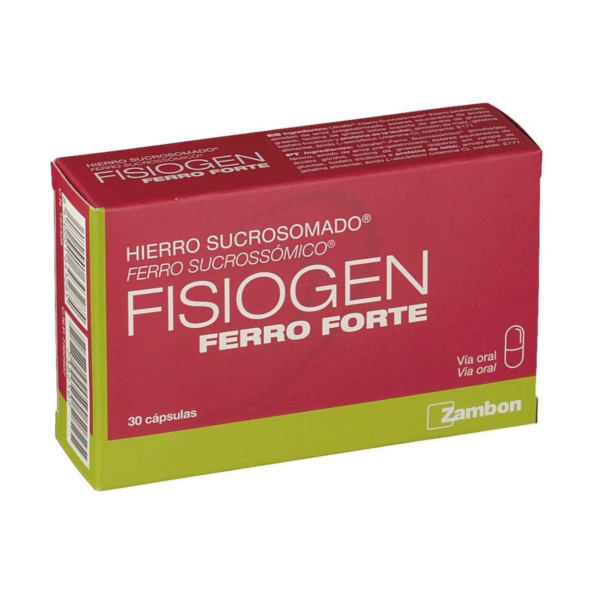 FISIOGEN FERRO FORTE CAPS 30 CAPS