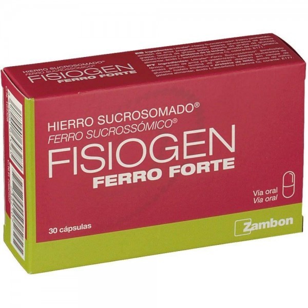 FISIOGEN FERRO FORTE CAPS 30 CAPS