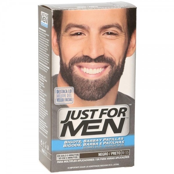 JUST FOR MEN BIGOTE Y BARBAS NEGRO