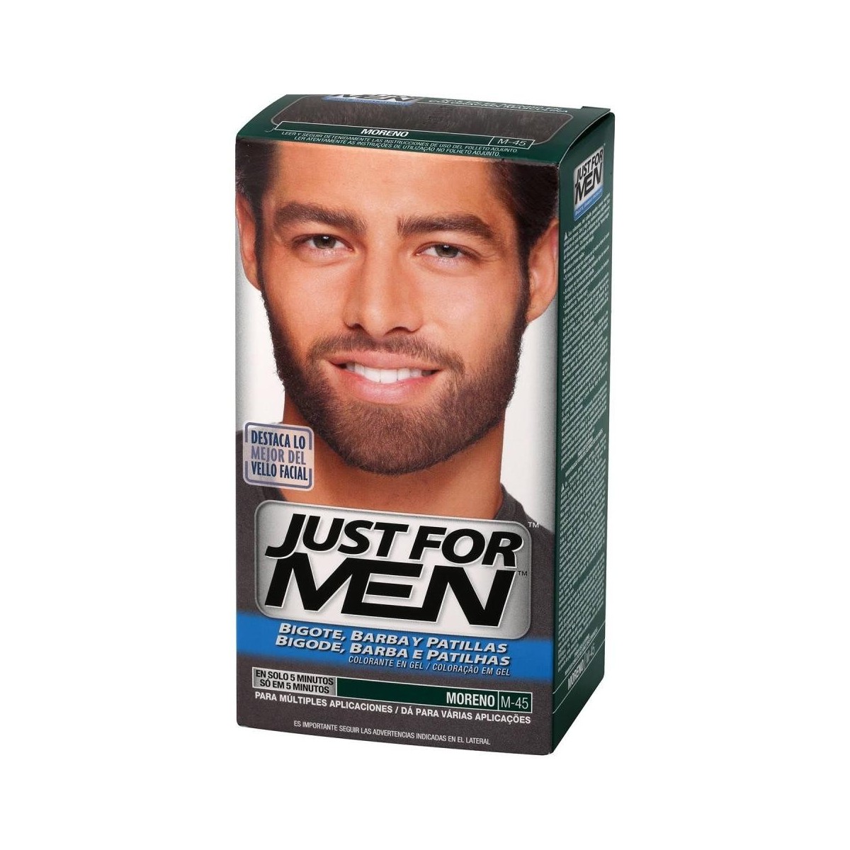 JUST FOR MEN BIGOTE Y BARBAS MORENO