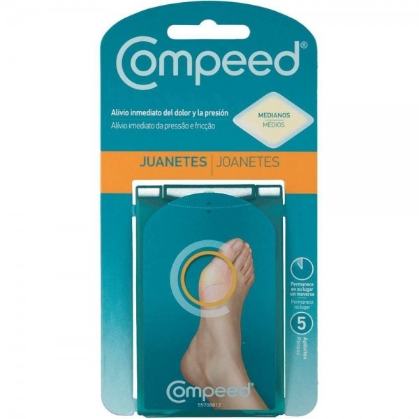 PROTECTOR JUANETES COMPEED ADHESIVO 5 U