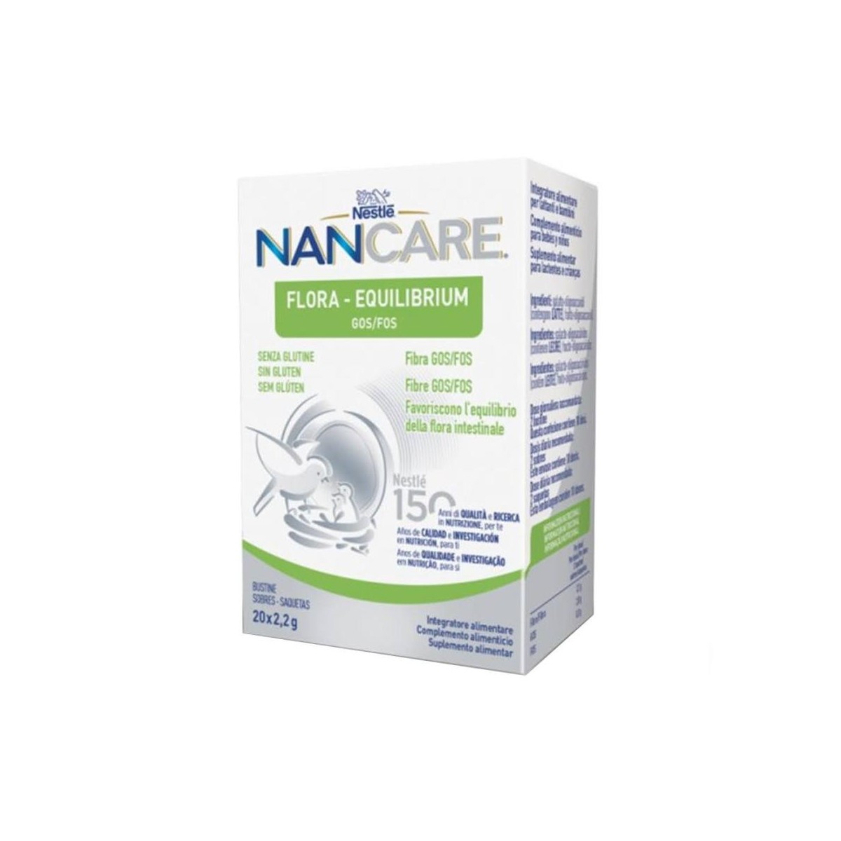 NAN CARE FLORA EQUILIBRIUM 20 SOBRES 22 G