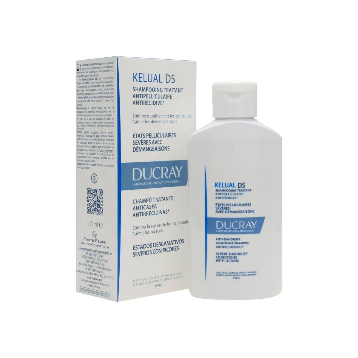 KELUAL DS CHAMPU DUCRAY 100 ML