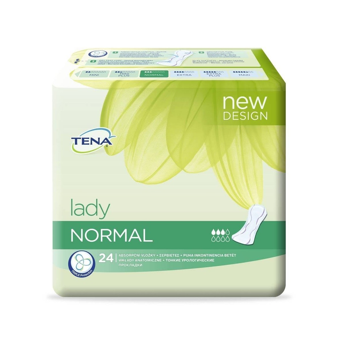 ABSORB INC ORINA LIGERA TENA LADY NORMAL 22 U