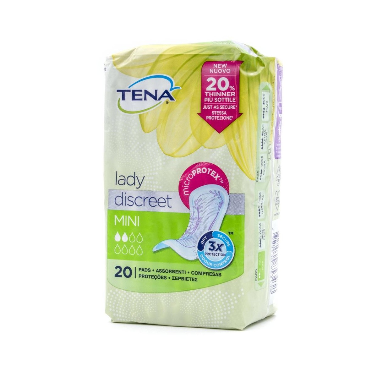 TENA LADY DISCREET MINI 20 UD
