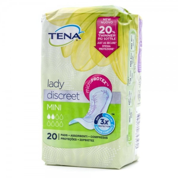 TENA LADY DISCREET MINI 20 UD