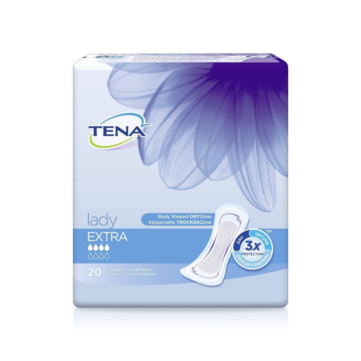 ABSORB INC ORINA LIGERA TENA LADY EXTRA 20 U