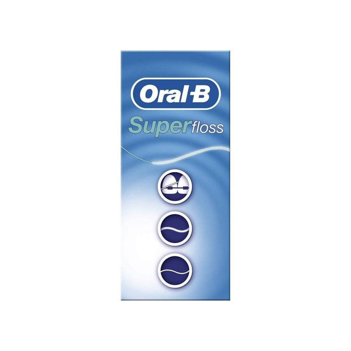 ORALB SUPERFLOSS SEDA DENTAL 30 UNIDADES