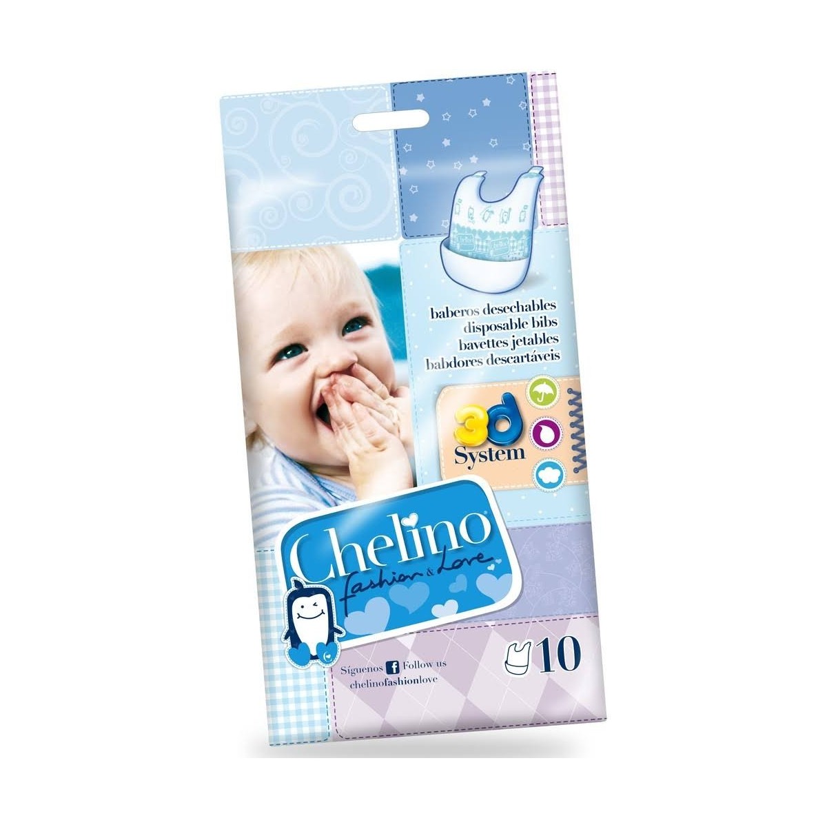 Chelino Fashion  Love Baberos