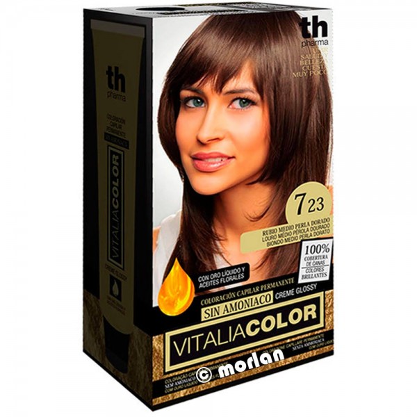 TH Pharma Vitalia Color 723 Rubio medio perla Dorado