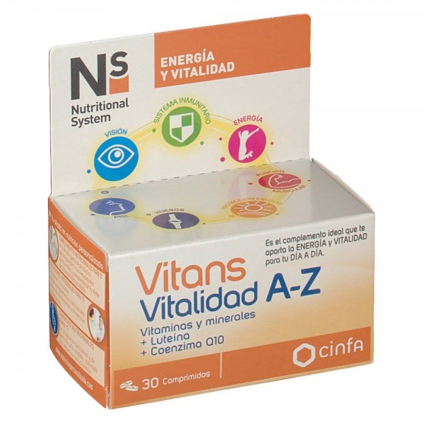 NS Vitans Vitalidad AZ 30 Comprimidos