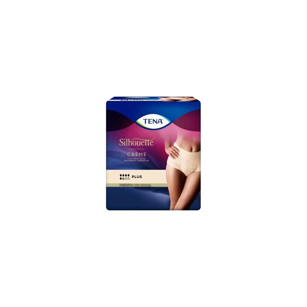 Tena Silhouette Crema Plus cintura alta Talla M...