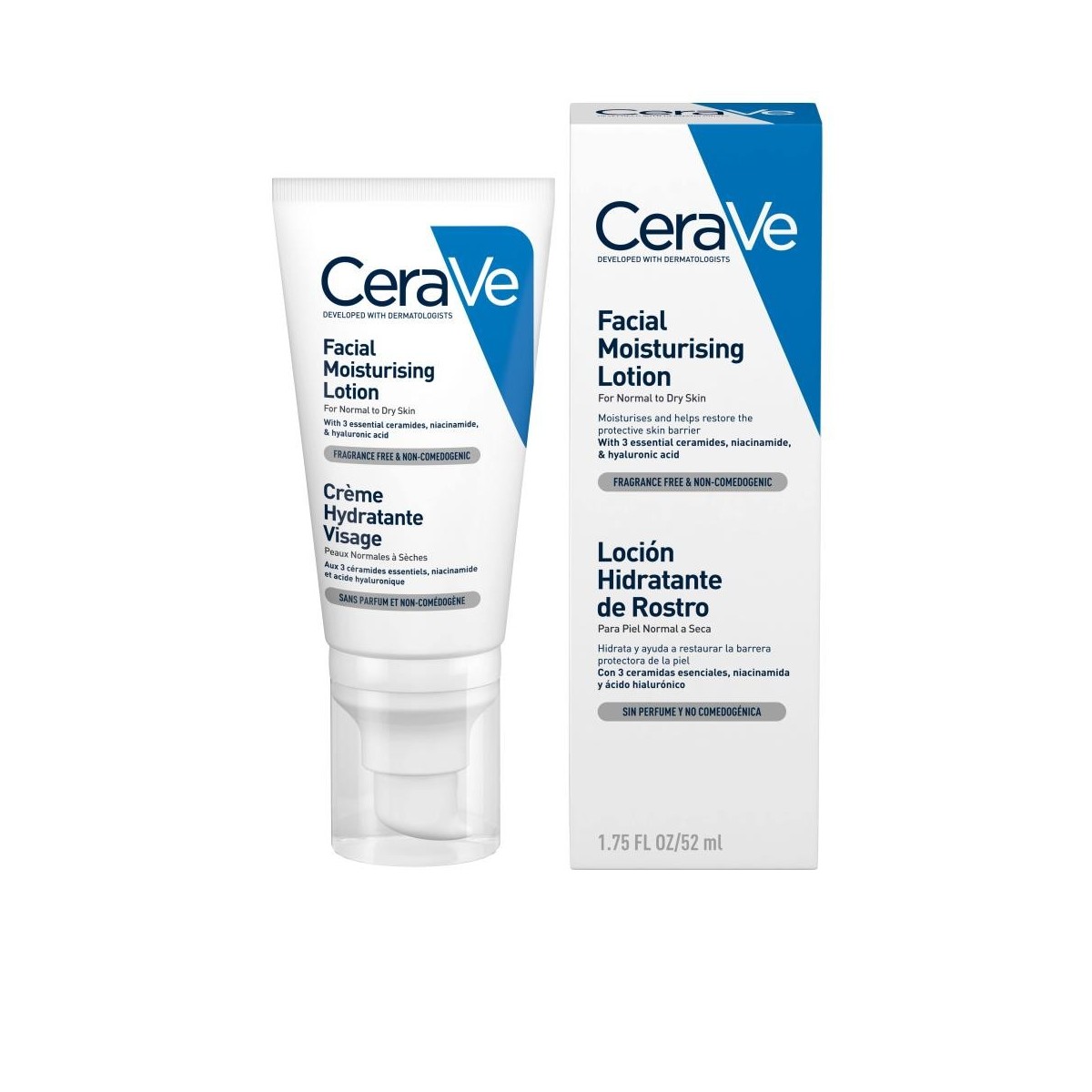 Cerave Loción Hidratante Rostro 52 ml