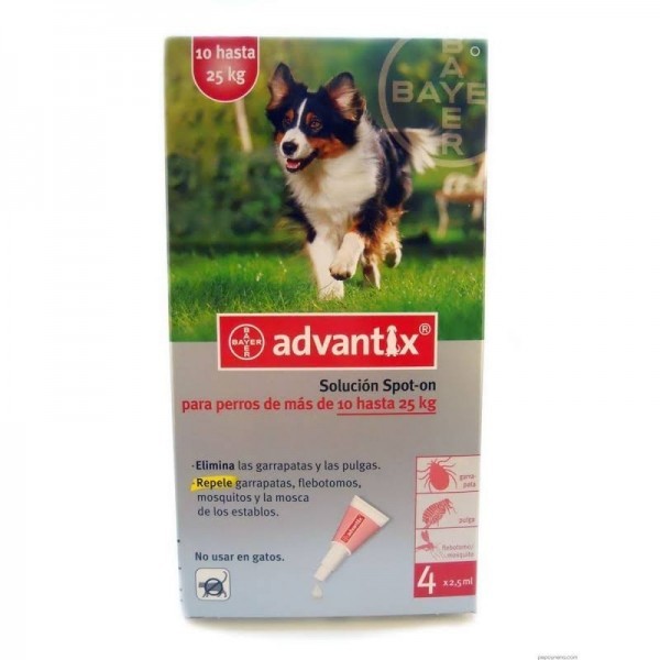 Advantix 1025 Kg 4 Pipetas