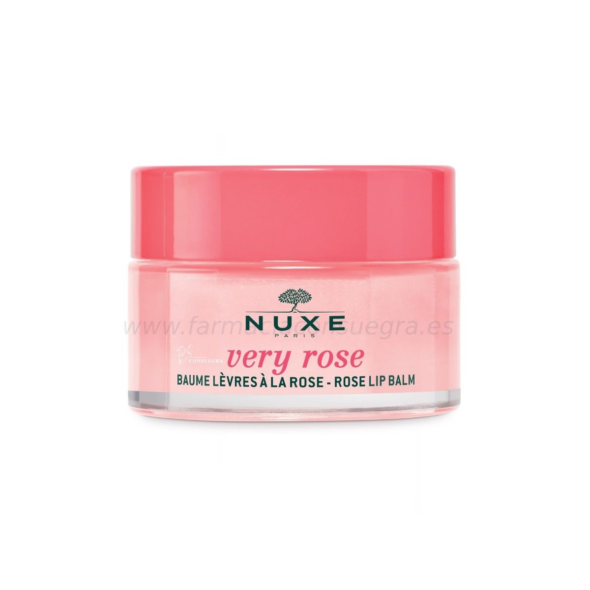Bálsamo hidratante de labios con rosa Very Rose...