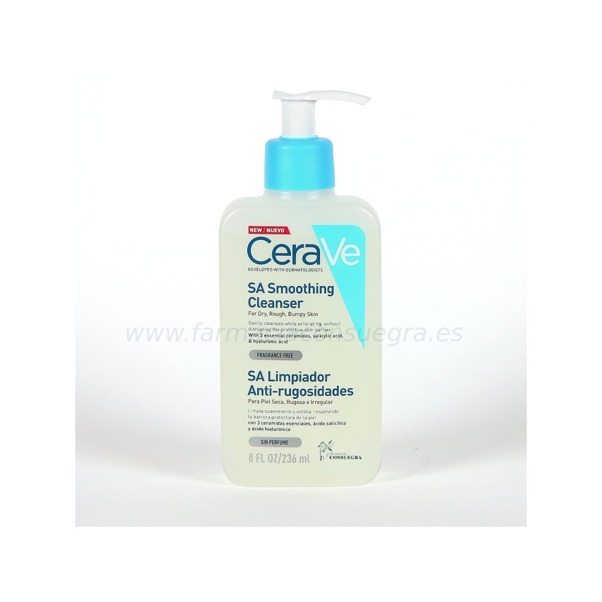 Cerave SA Limpiador Antirugosidades 236 ml