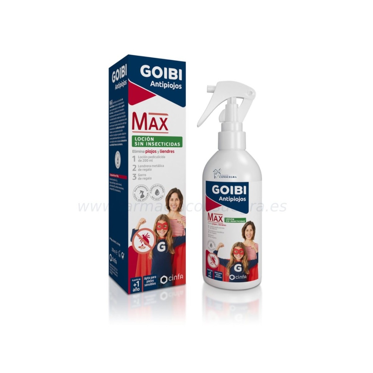 GOIBI ANTIPIOJOS MAX LOCIÓN SIN INSECTICIDAS...