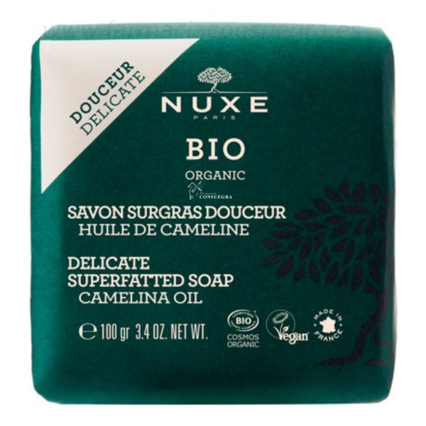 Nuxe Bio Organic Jabón Suave Surgras pieles sensibles 100grs 2