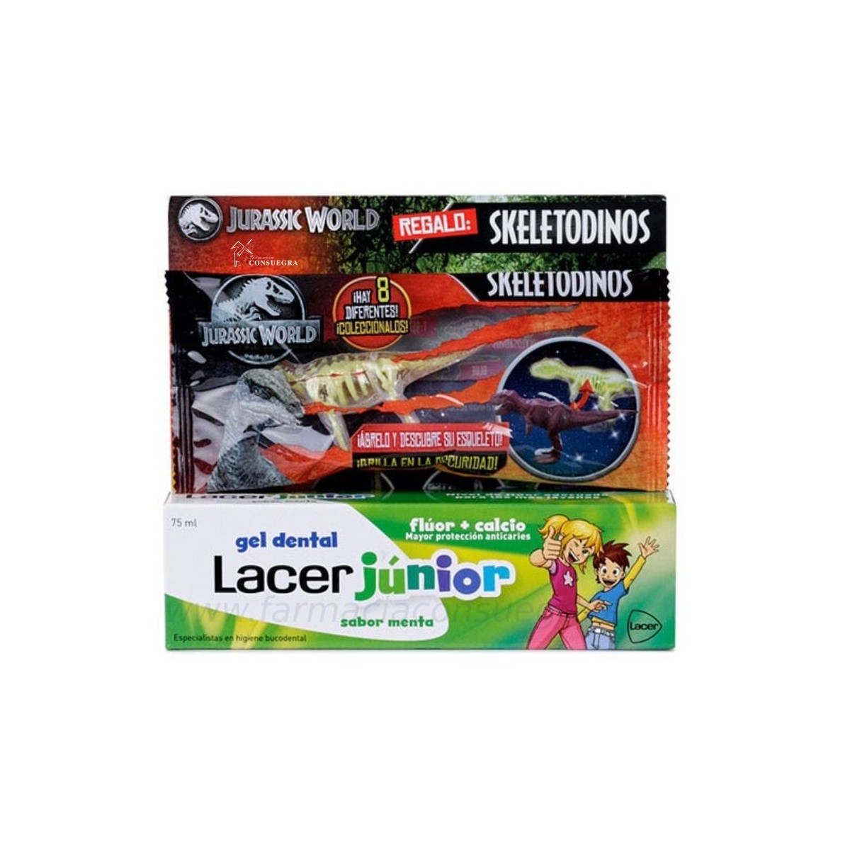 Lacer Junior Gel Dental Menta 75mlRegalo...