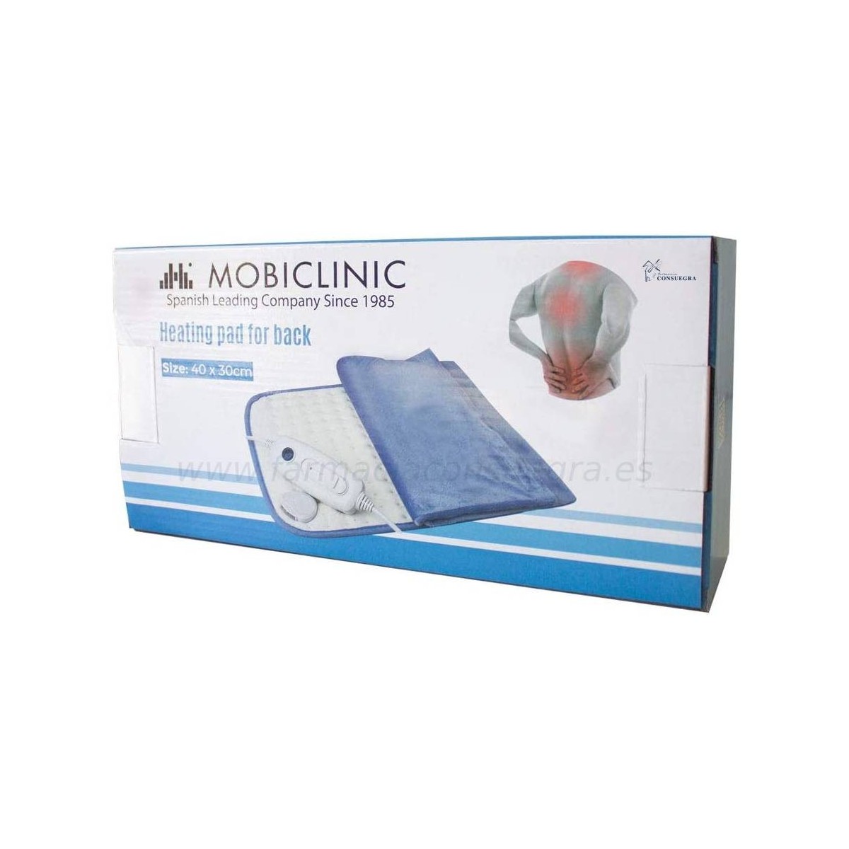 Mobiclinic Almohadilla eléctrica Térmica dorsal...