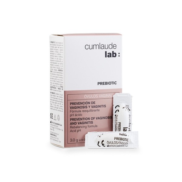 CUMLAUDE LAB PREBIOTIC OVULOS 10 OVULOS VAGINAL