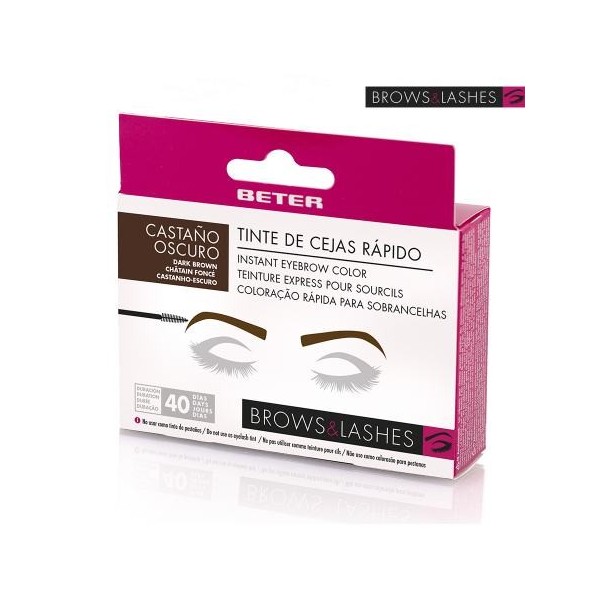 TINTE DE CEJAS RAPIDO CASTAÑO OSCURO BETER
