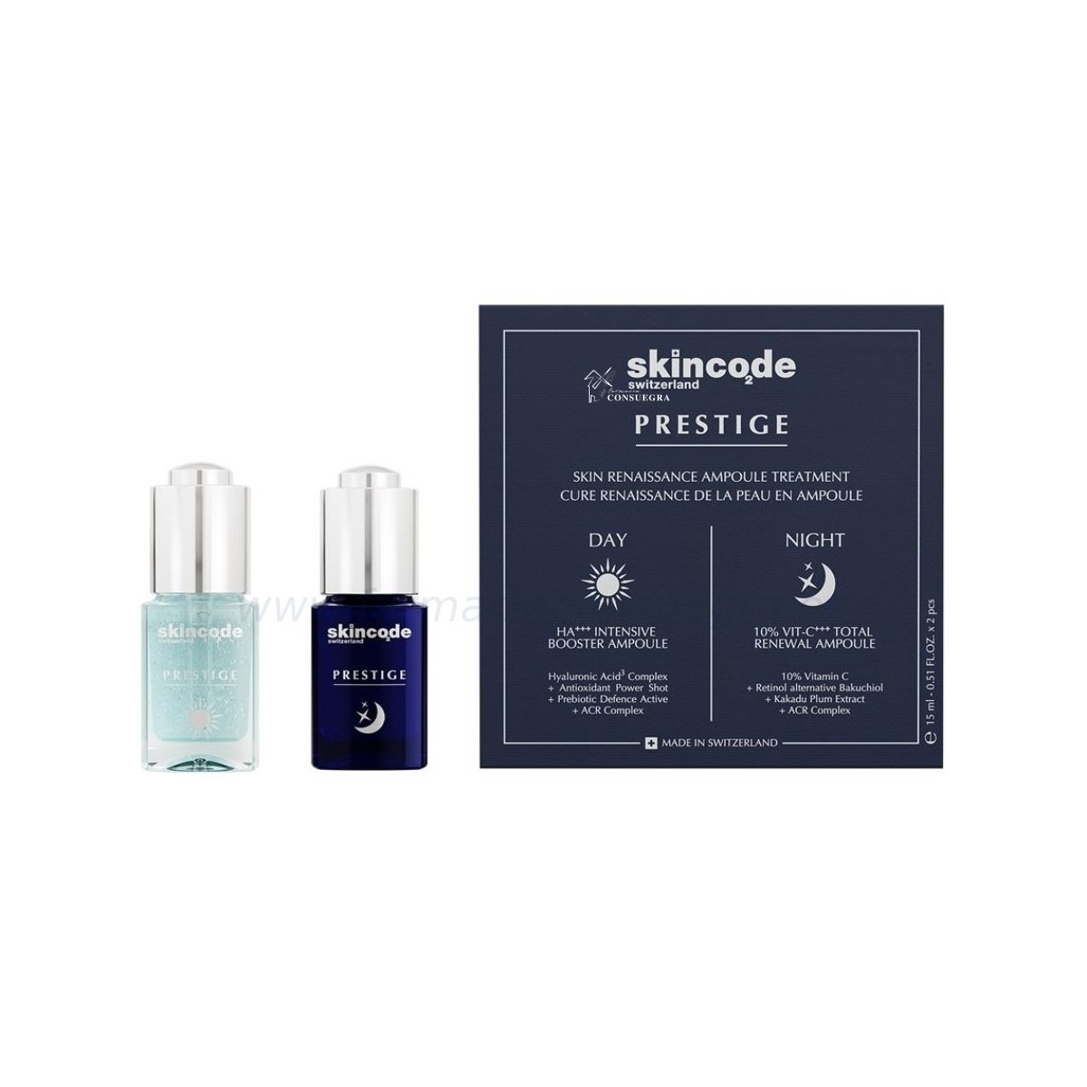 PRESTIGE SKIN RENAISSANCE AMPOULES 2X15ML