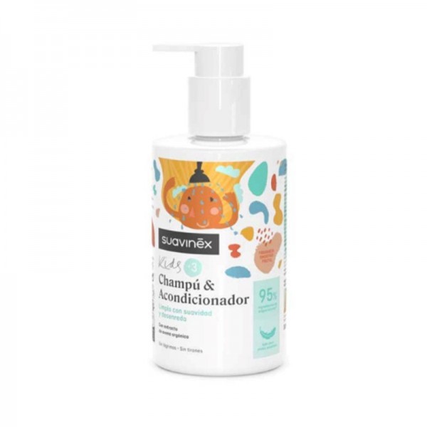 SUAVINEX KIDS CHAMPU & ACONDICIONADOR 1 BOTELLA 300ml