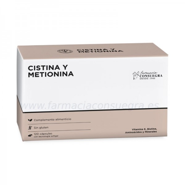ANTICAIDA CISTINA Y METIONINA 120 CAPS FARMACIA CONSUEGRA...