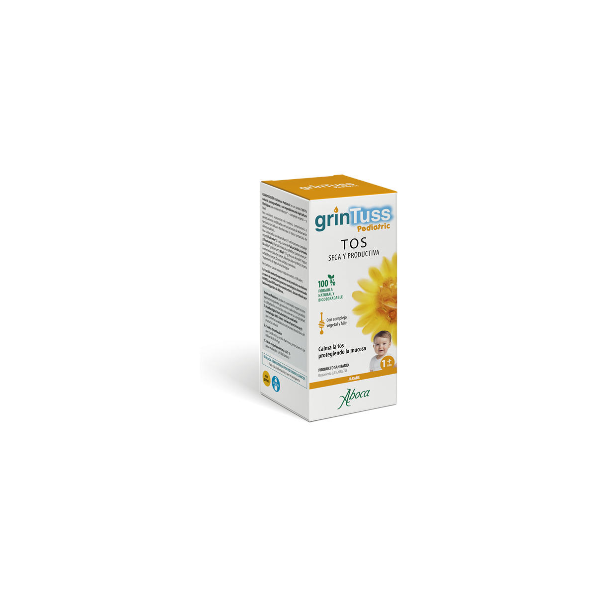 GRINTUSS JARABE CON POLIRESIN PEDIATRIC 180 ML