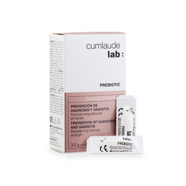 CUMLAUDE LAB: PREBIOTIC OVULOS 10 OVULOS VAGINAL