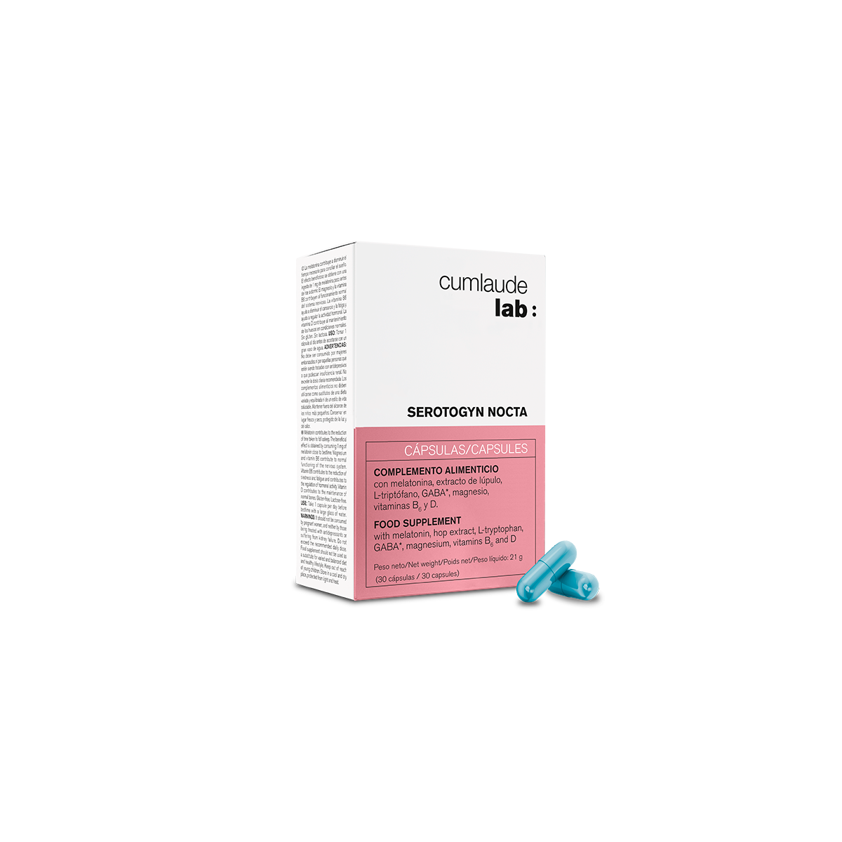 CUMLAUDE LAB: SEROTOGYN NOCTA 30 CAPSULAS