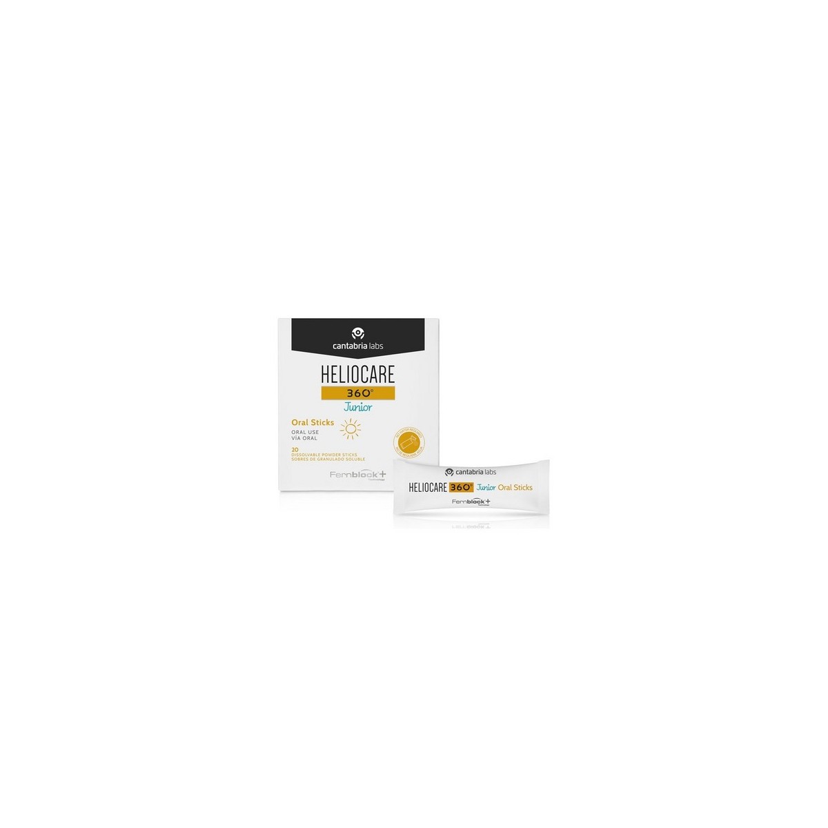 HELIOCARE 360º JUNIOR ORAL 20 STICKS 1 G