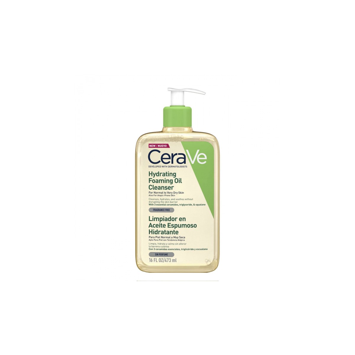 CERAVE LIMPIADOR ACEITE ESPUMOSO HIDRATANTE 1 EN