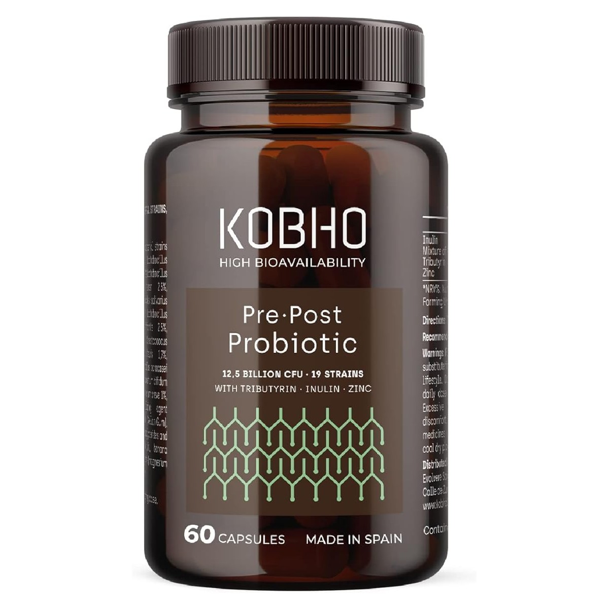 KOBHO PRE-POST PROBIOTICO 60CÁPSULAS