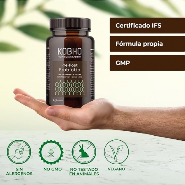KOBHO PRE-POST PROBIOTICO 60CÁPSULAS