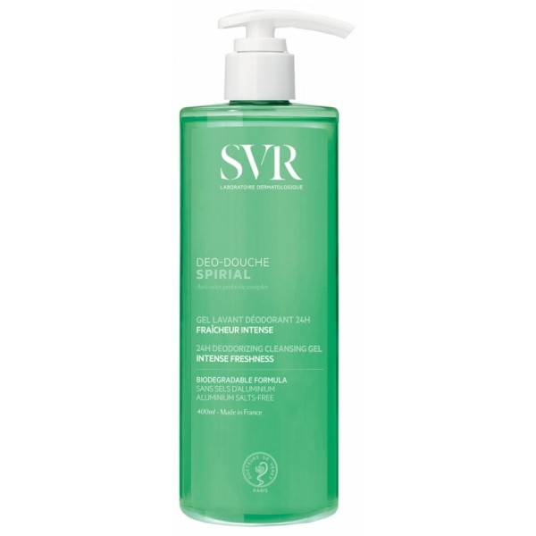 SVR SPIRAL GEL LAVANTE DESODORANTE DUCHA 400 ML