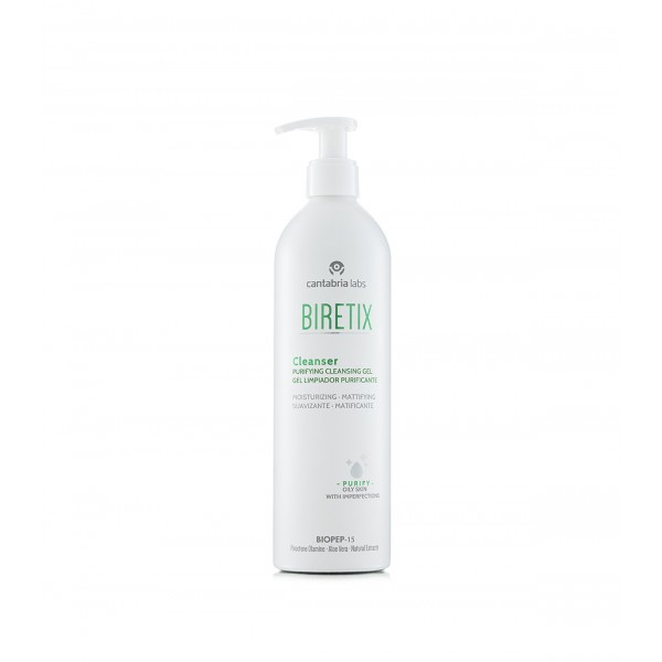 Biretix Cleanser Gel Limpiador Purificante 400 ml – Piel Grasa o con Acné