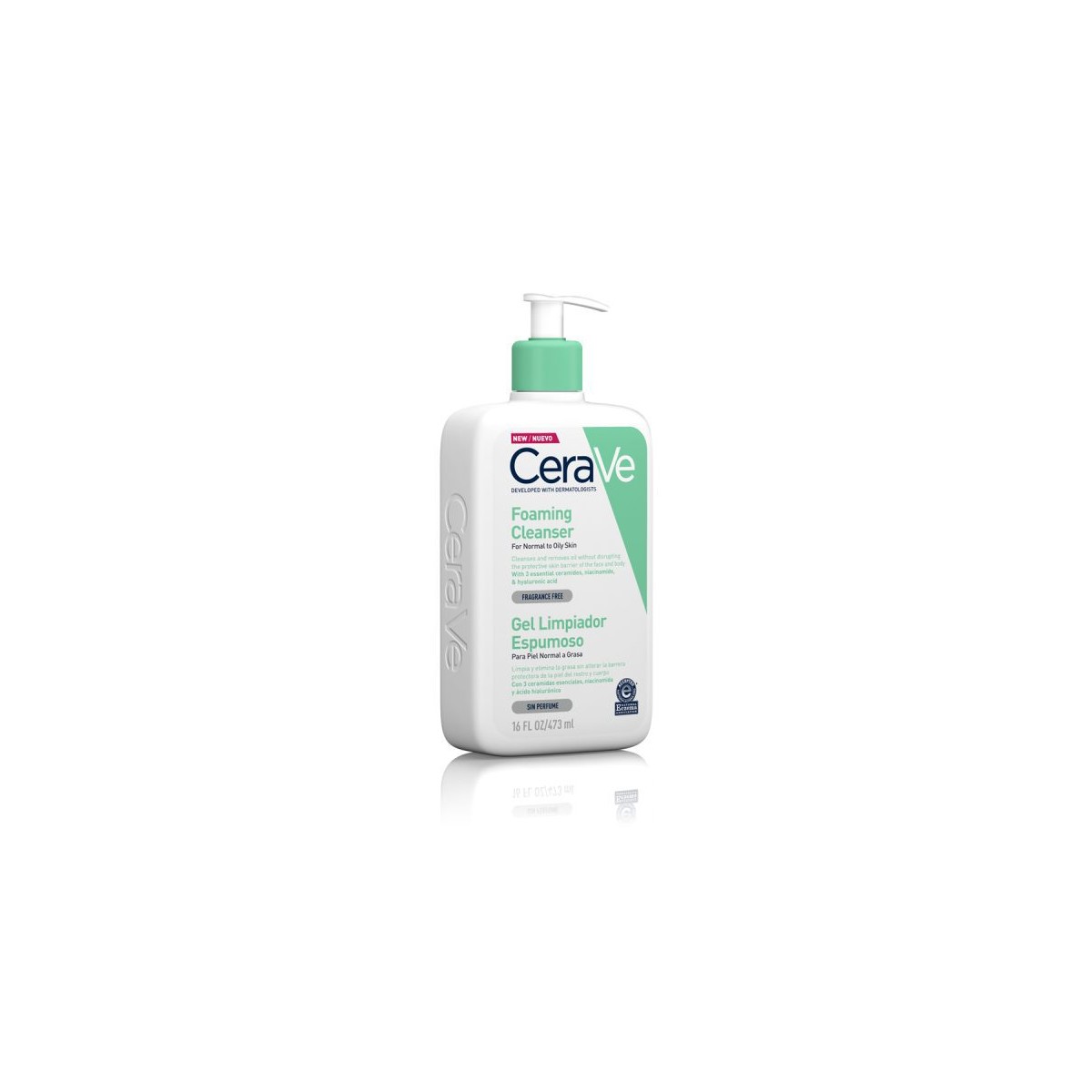 CERAVE GEL LIMPIADOR ESPUMOSO 1L