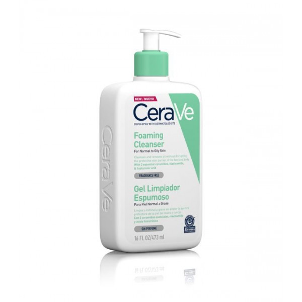 CERAVE GEL LIMPIADOR ESPUMOSO 1L