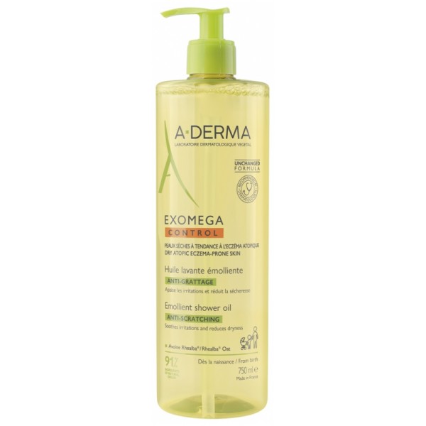 A-DERMA EXOMEGA CONTROL ACEITE LIMPIADOR EMOLIENTE