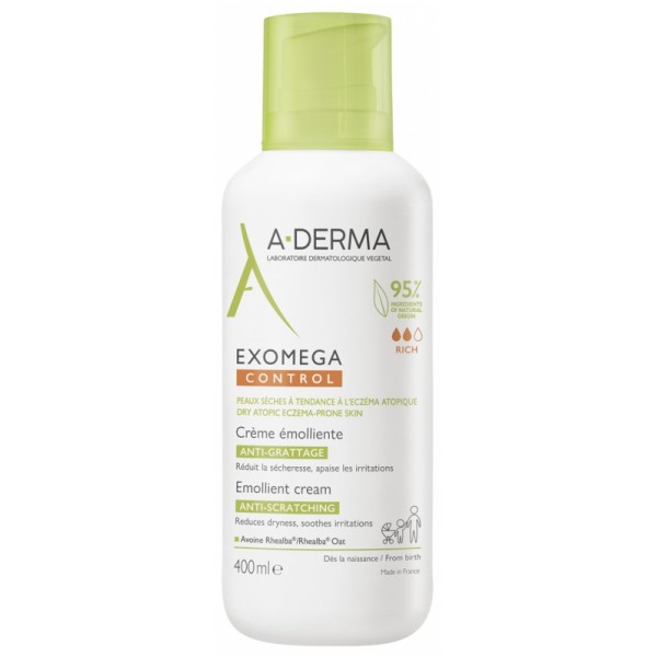 A-DERMA EXOMEGA CONTROL CREMA EMOLIENTE 400ML