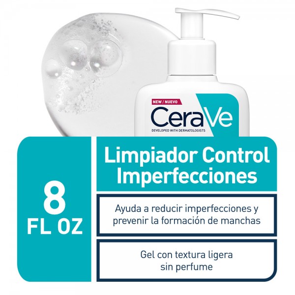 LIMPIADOR CONTROL IMPERFECCIONES CERAVE 473ML
