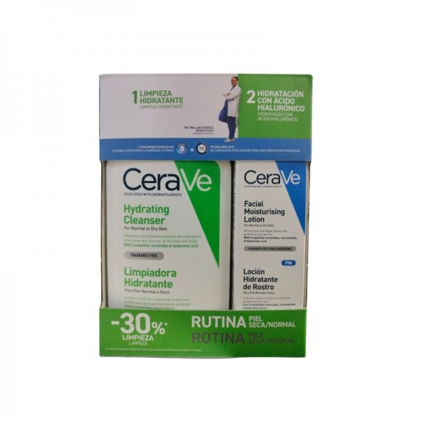 PACK RUTINA HIDRATACIÓN PIEL NORMAL - SECA CERAVE