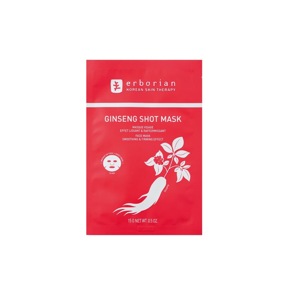 GINSENG SHOT MASK ERBORIAN