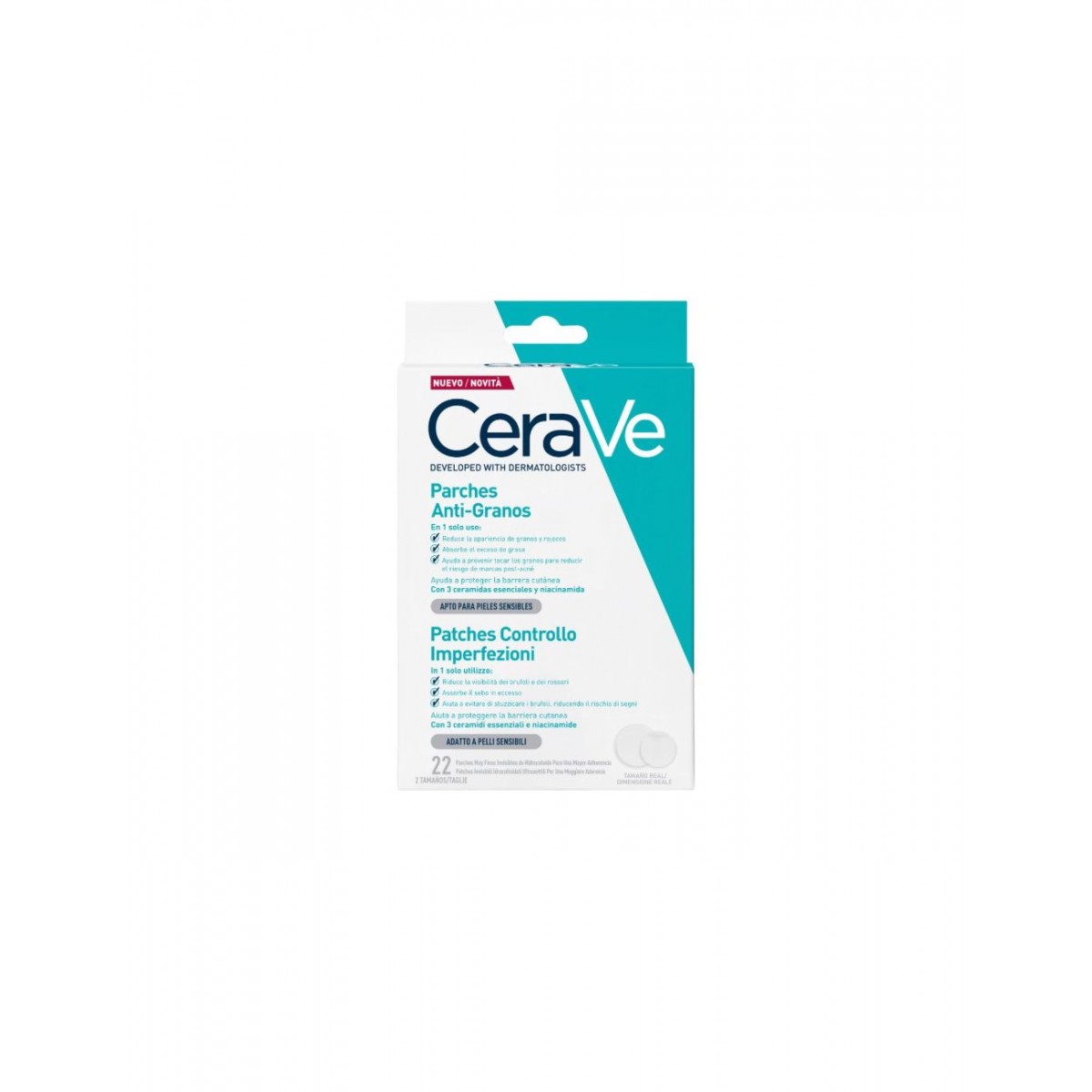 CERAVE PARCHES CONTROL IMPERFECCIONES 22U