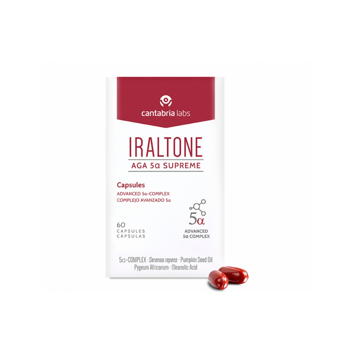 IRALTONE AGA 5ALFA SUPREME 60 CAPSULAS