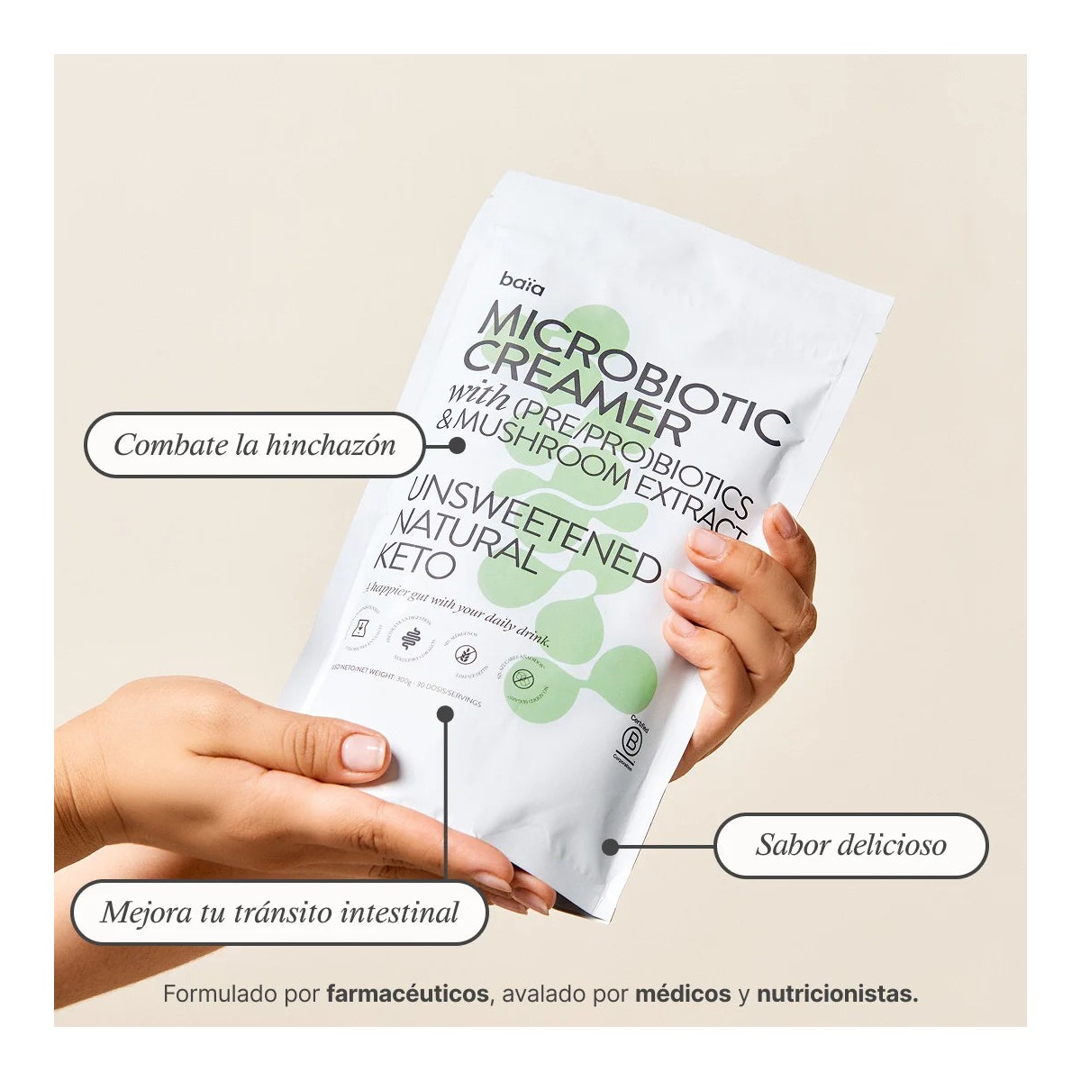 BAÏA Microbiotic Creamer 300 g – Microbiota...